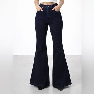 INC International Concepts Dark Flare Jeans